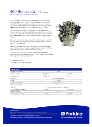 Motoare Perkins 403J-11