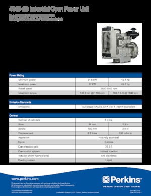 Motoare Perkins 404D-22