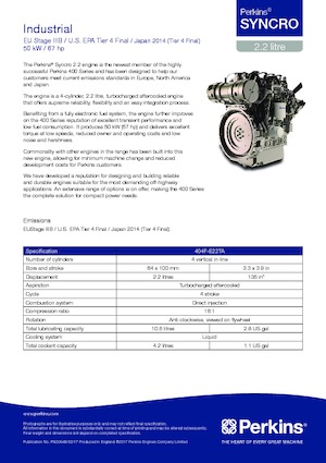 Motoare Perkins 404F-E22TA