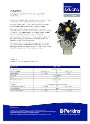 Motoare Perkins 404J-E22T