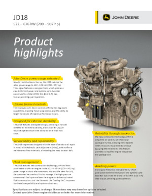 Motoare John Deere Construction 6180CI510