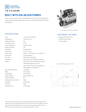 Motoare GM 7.4L V-8