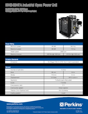 Motoare Perkins 854E-E34TA