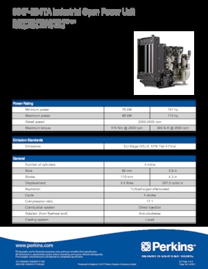 Motoare Perkins 854F-E34TA