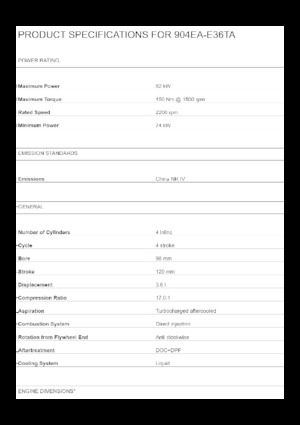 Motoare Perkins 904EA-E36TA