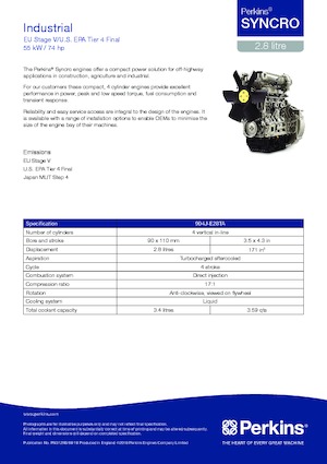 Motoare Perkins 904J-E28TA
