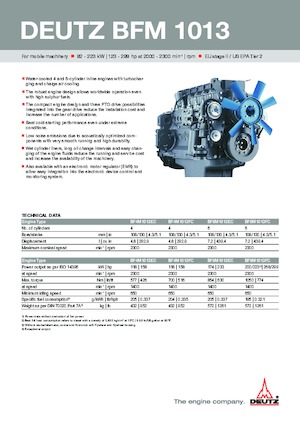 Motoare Deutz BF 4 M 1013 FC