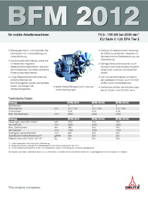 Motoare Deutz BF 4 M 2012 C