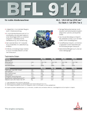 Motoare Deutz BF 6 L 914 C