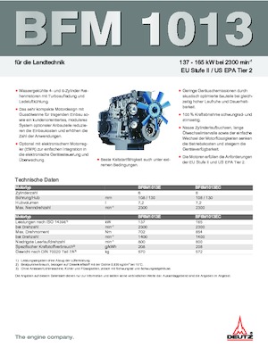 Motoare Deutz BF 6 M 1013 E