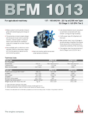 Motoare Deutz BF 6 M 1013 EC