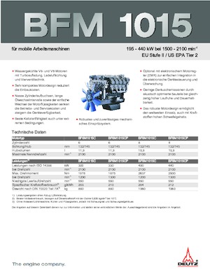 Motoare Deutz BF 6 M 1015 C