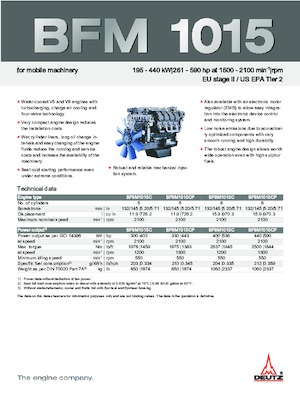 Motoare Deutz BF 8 M 1015 CP