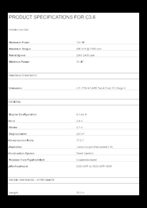 Motoare Caterpillar C3.6