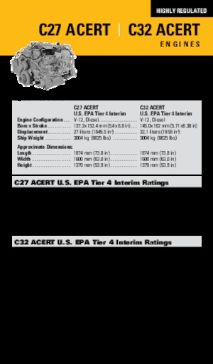 Motoare Caterpillar C27
