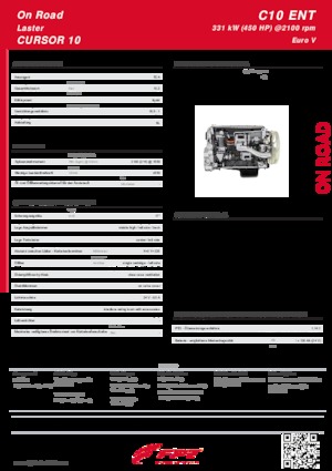 Motoare FPT Industrial Cursor10 ENT (331 kW)