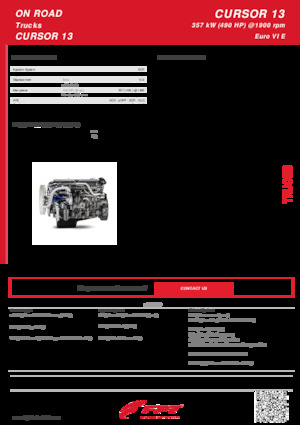 Motoare FPT Industrial Cursor13 ENT (357 kW)