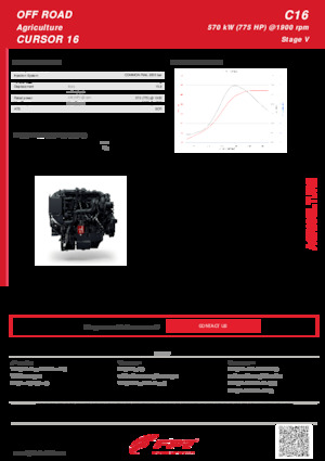 Motoare FPT Industrial Cursor16 (570 kW)
