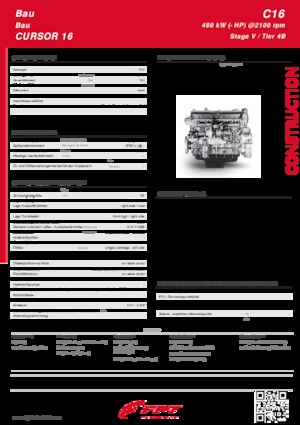 Motoare FPT Industrial Cursor16 (Stage V)
