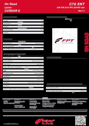 Motoare FPT Industrial Cursor78 ENT (228 kW)