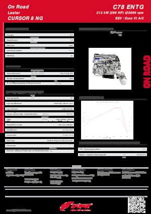Motoare FPT Industrial Cursor78 ENTG (213 kW)