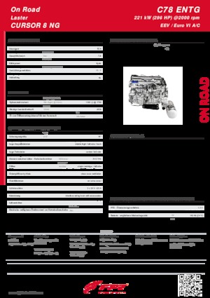 Motoare FPT Industrial Cursor78 ENTG (221 kW)
