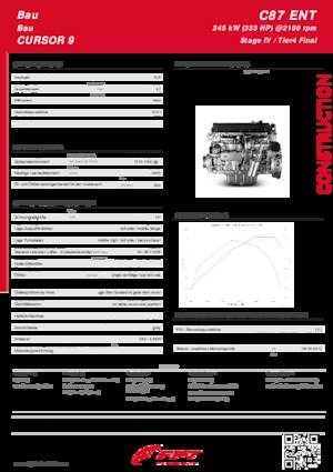 Motoare FPT Industrial Cursor87 ENT (245 kW)