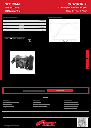 Motoare FPT Industrial Cursor9 (275 kW)