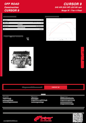 Motoare FPT Industrial Cursor9 ENT (245 kW)