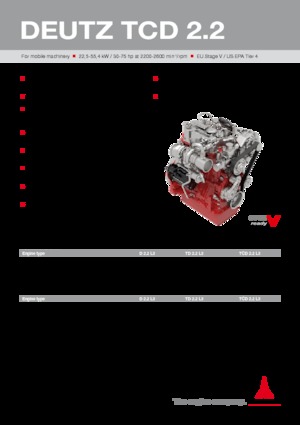 Motoare Deutz TCD 2.2 L3