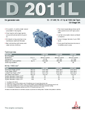 Motoare Deutz D 2011 L04