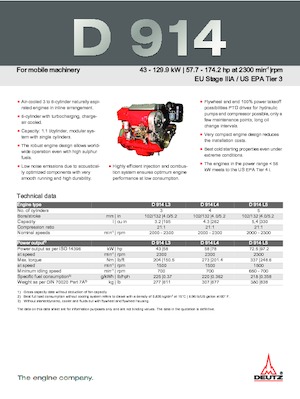 Motoare Deutz D 914 L4