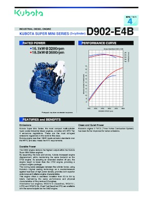 Motoare Kubota D902-E3B