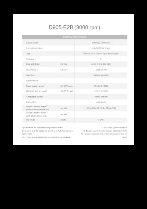 Motoare Kubota D905-E2B