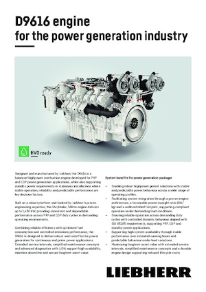 Motoare Liebherr D9616