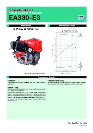 Motoare Kubota EA330-E3
