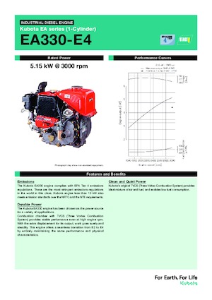 Motoare Kubota EA330-E4