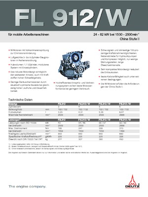 Motoare Deutz F 5 L 912 / W