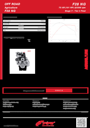 Motoare FPT Industrial F28 NG (75 kW)