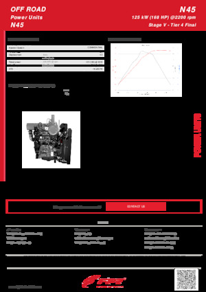 Motoare FPT Industrial N45 (125 kW)