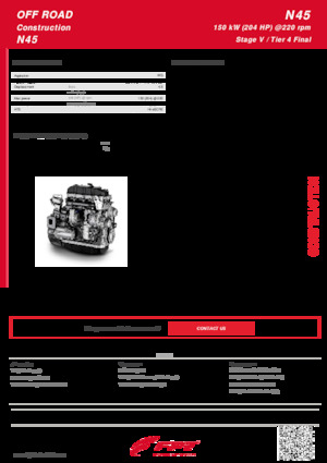 Motoare FPT Industrial N45 ENT (150 kW)