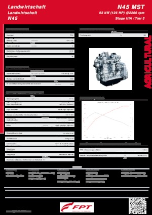 Motoare FPT Industrial N45 MST (93 kW)