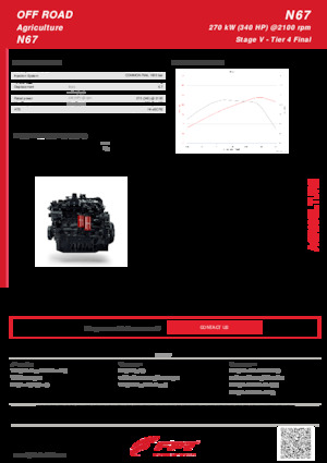 Motoare FPT Industrial N67 (270 kW)