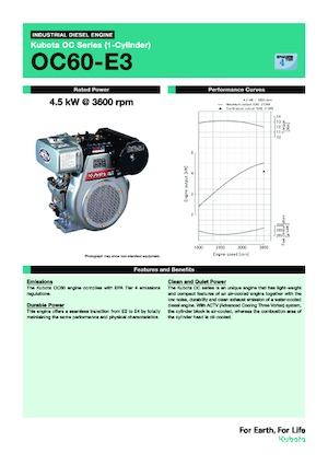 Motoare Kubota OC60-E3