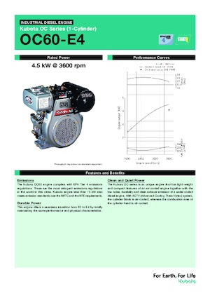 Motoare Kubota OC60-E4
