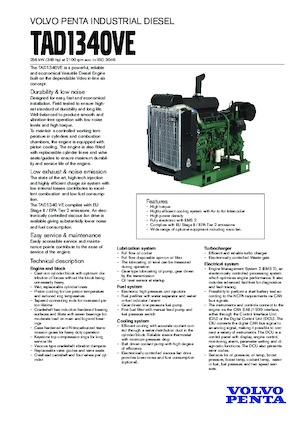 Motoare Volvo Penta TAD1340VE