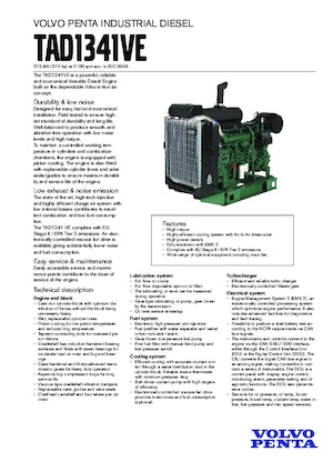Motoare Volvo Penta TAD1341VE