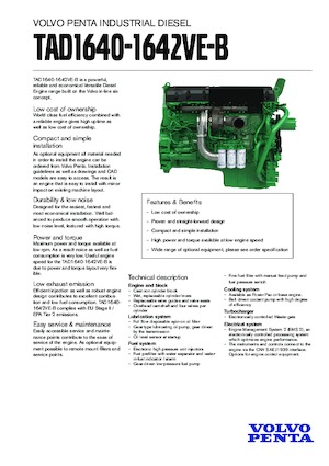 Motoare Volvo Penta TAD1640VE-B