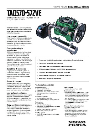 Motoare Volvo Penta TAD570VE