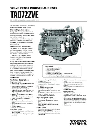 Motoare Volvo Penta TAD722VE